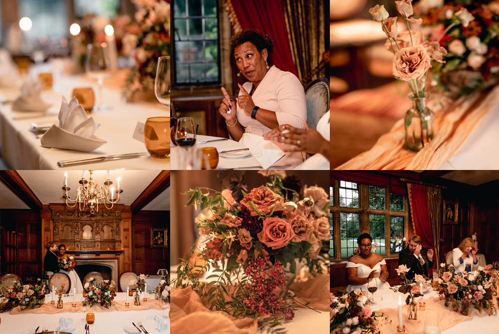 autumn wedding colourful cotswolds