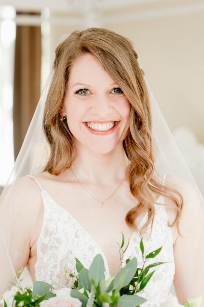 bride portrait eastington park wedding