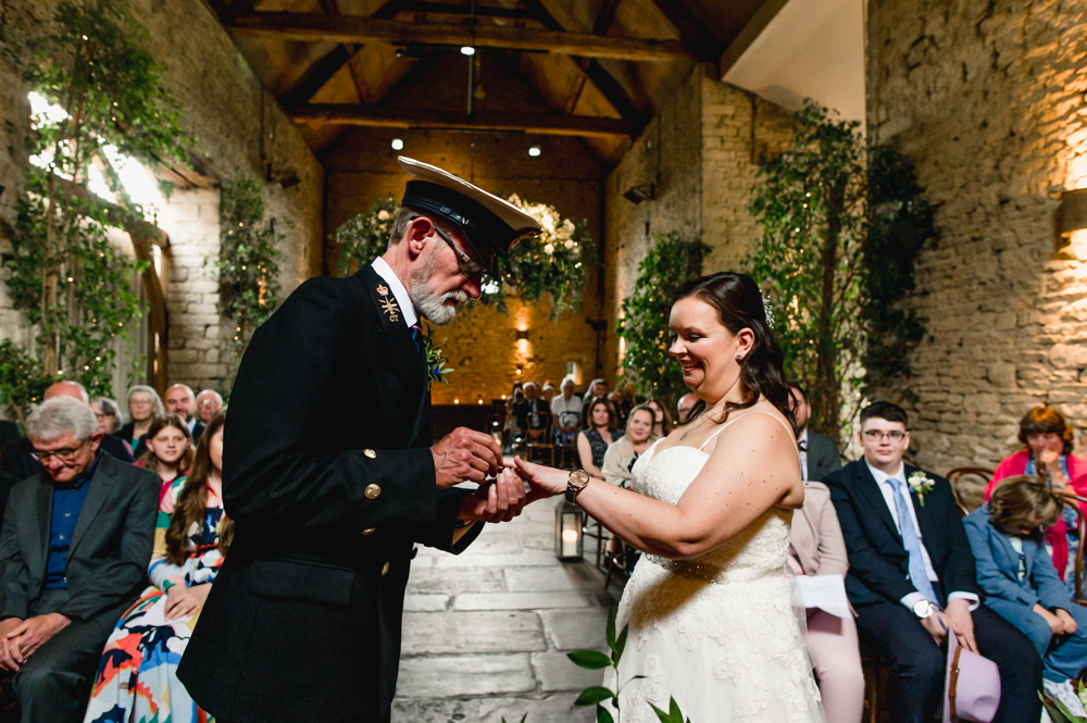 registrar ceremony cripps barn uk england