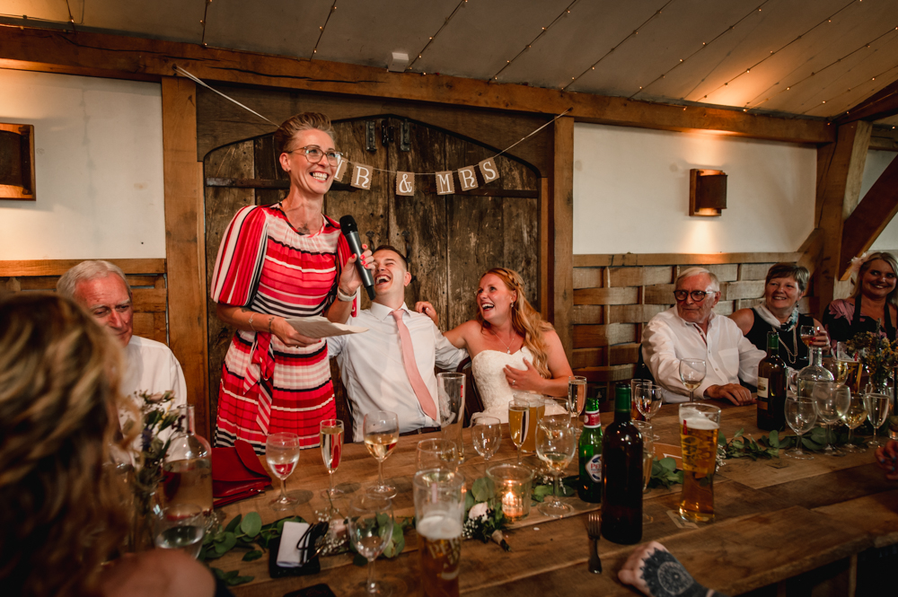 speeches  cripps barn wedding  cotswolds