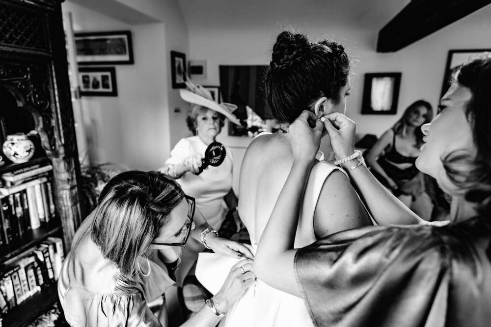 getting ready wedding