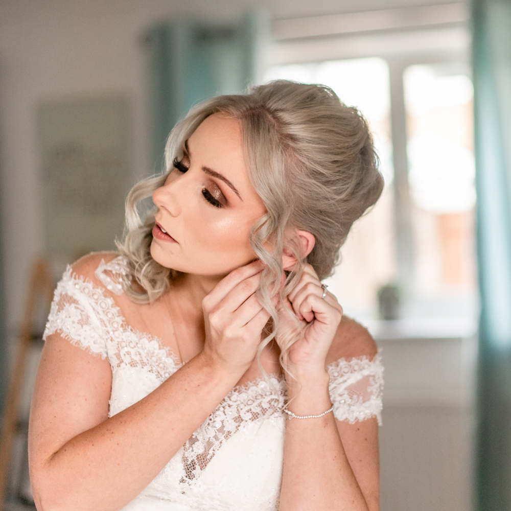 bride getting ready