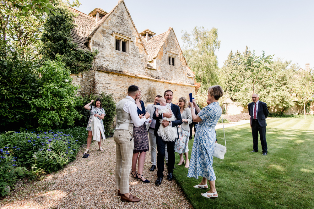 natural family wedding the slaughters manor house