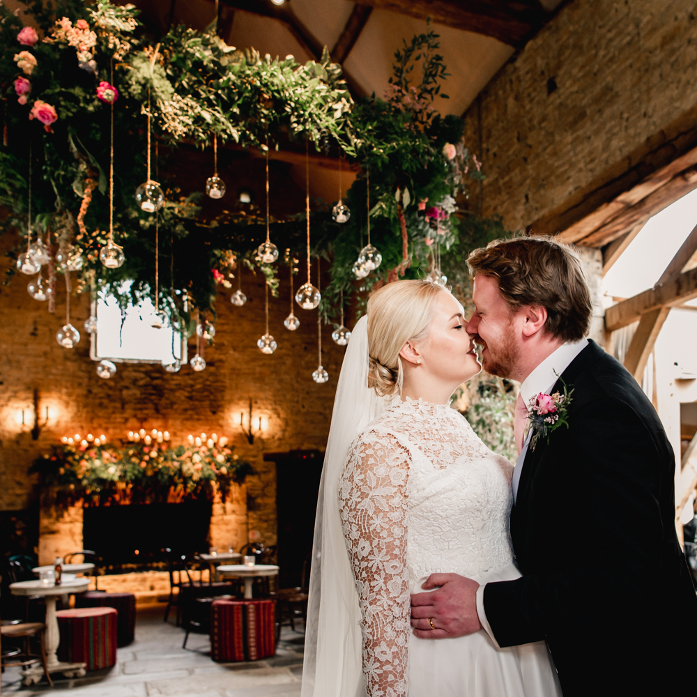 rustic wedding cripps barn cotswolds