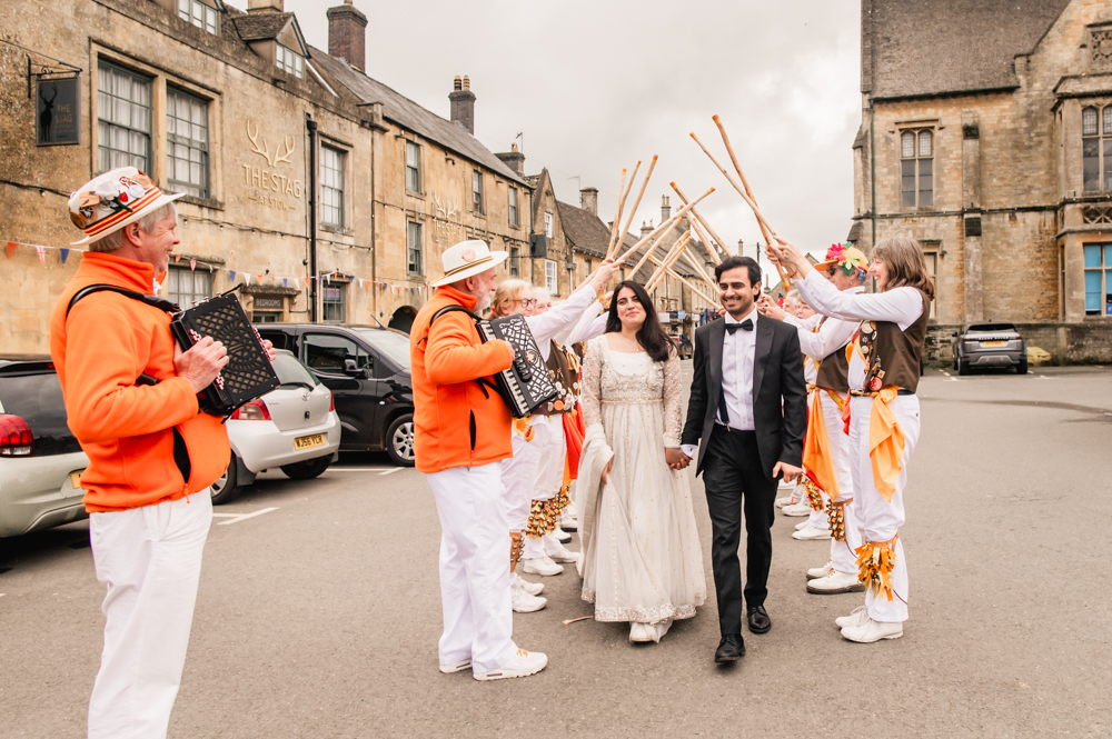 wedding morris dancers cotswolds