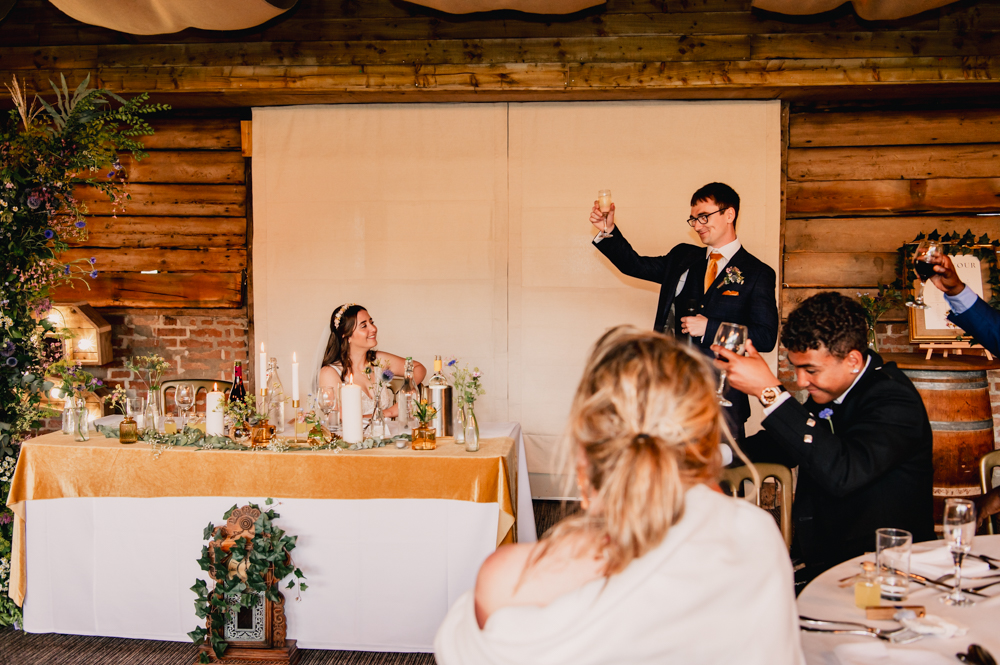 groom speech wellington barn wedding
