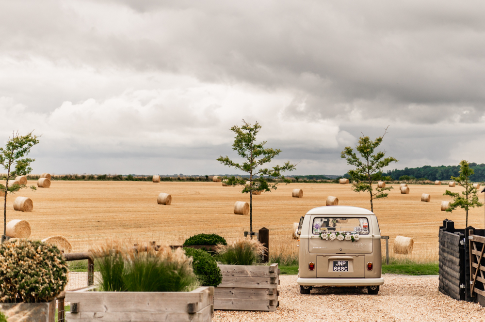 camper van wedding wellington barn wiltshire.