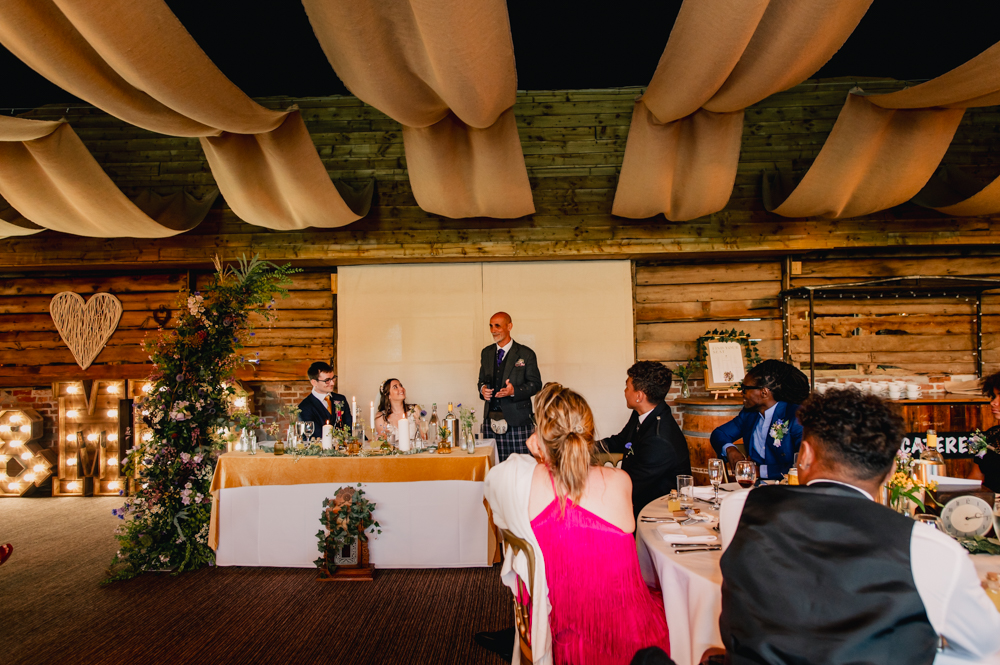 speeches wellington barn wedding