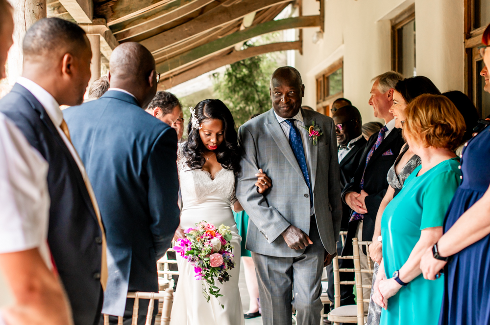 bride and dad matara centre wedding