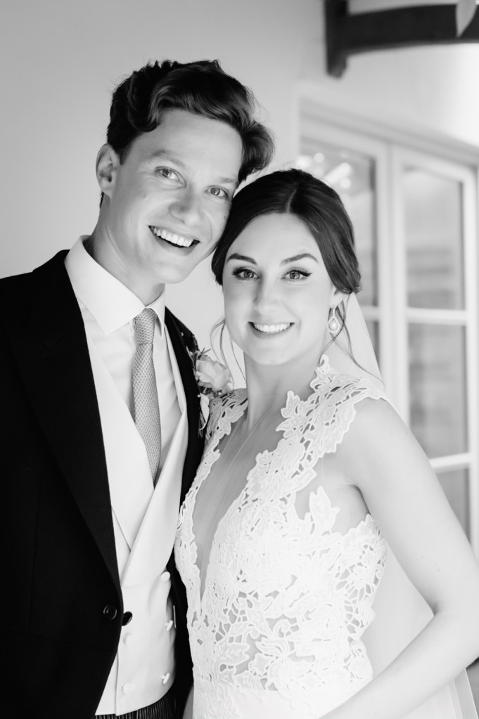 bride and groom portrait