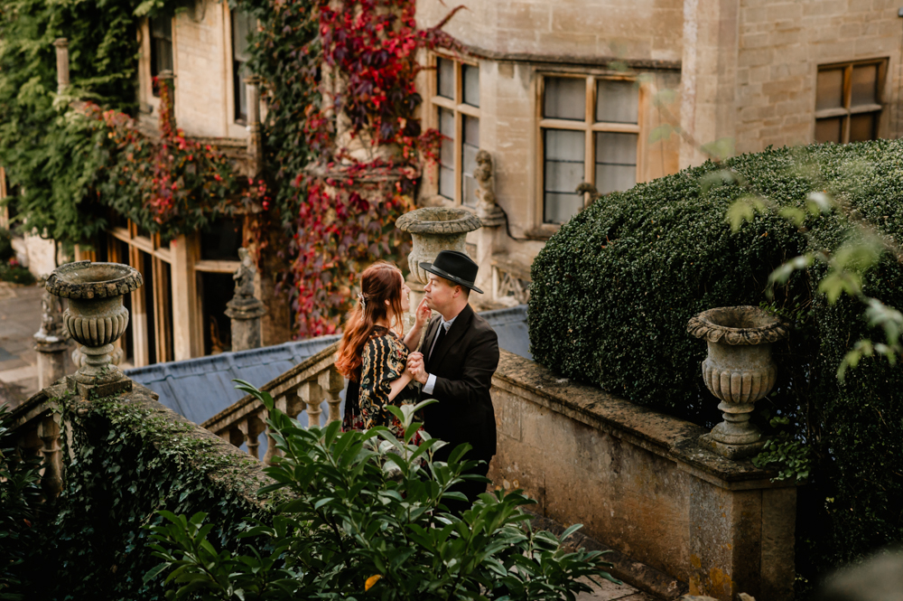 engagement photo session castle combe