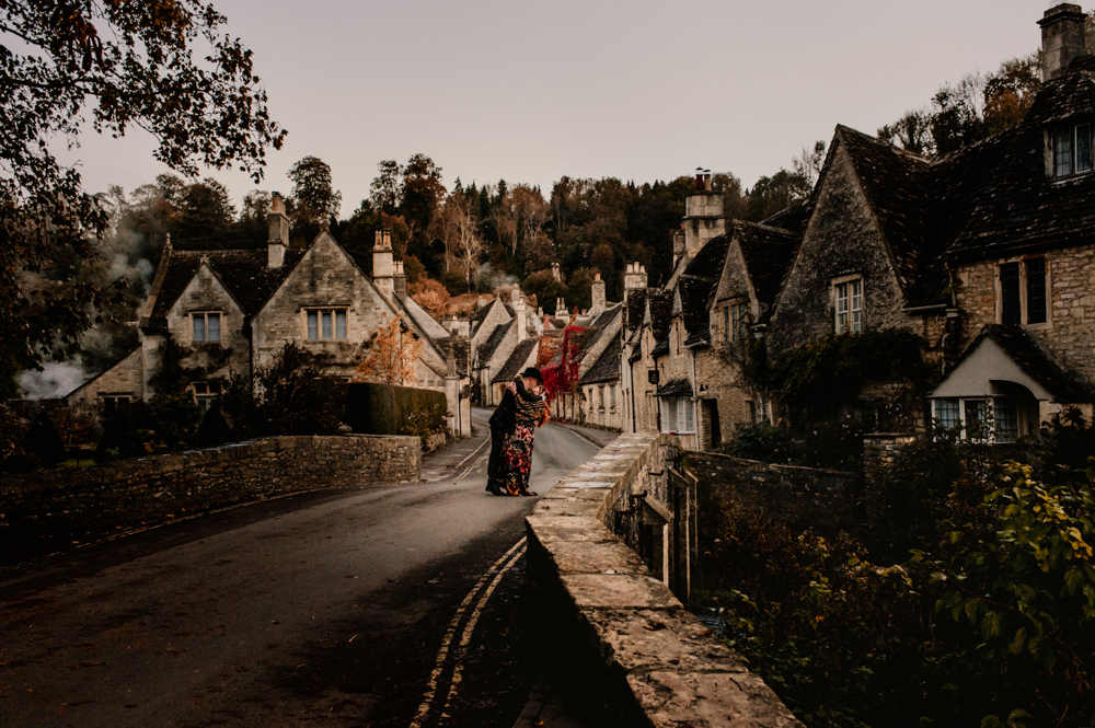 couple engagement photo shoot dark dramatic