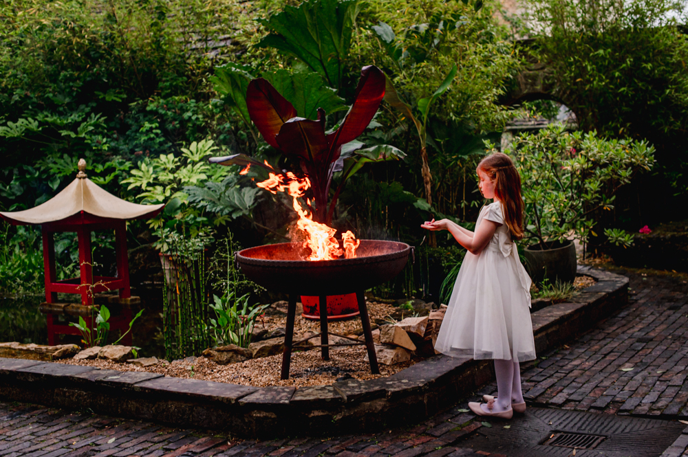 fire pit wedding matara