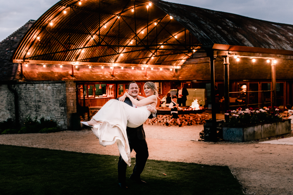 dramatic wedding cotswolds