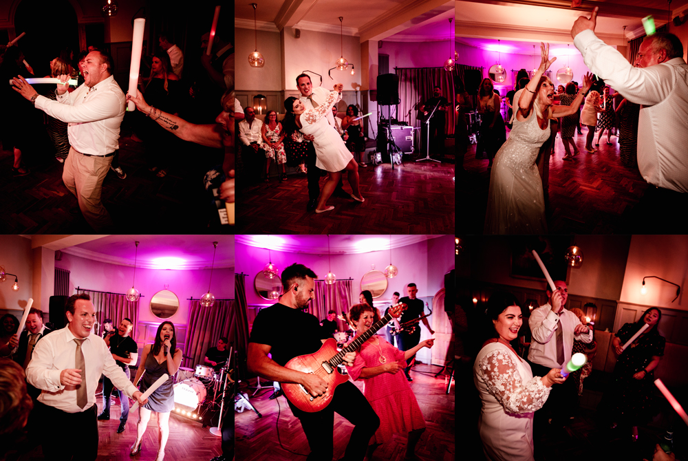 wedding band painswick people dancing