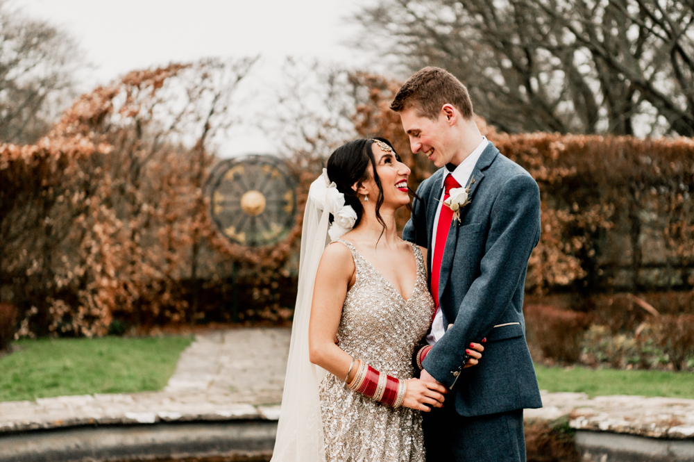 happy natural wedding photographer cotswold