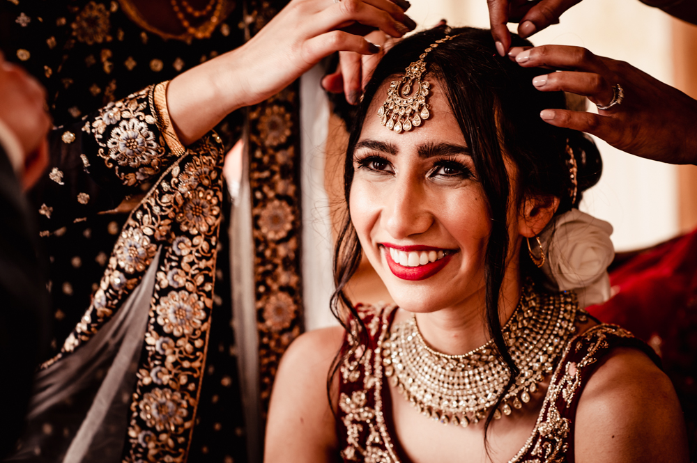 indian bride fusion wedding photography