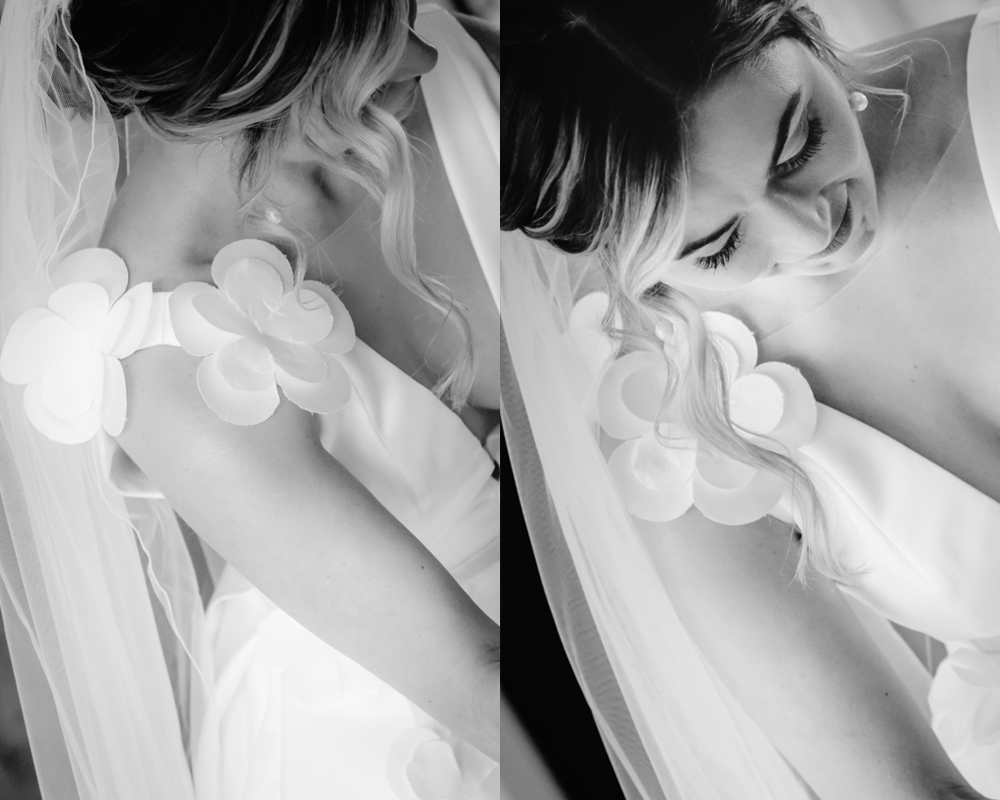 bride jesus peiri dress with flower appliques