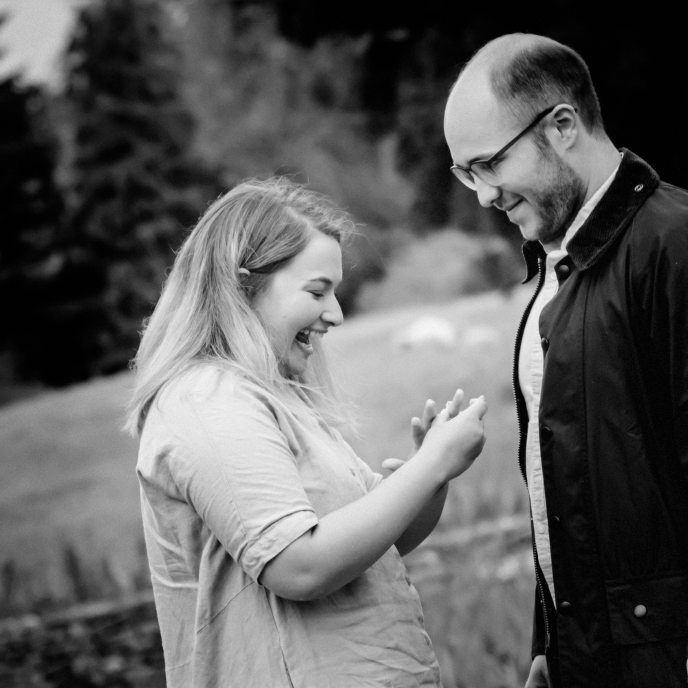 natural engagement proposal shoot