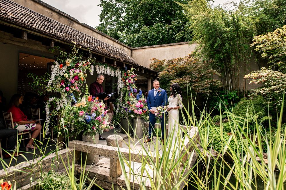 cloistered courtyard ceremony matara centre wedding