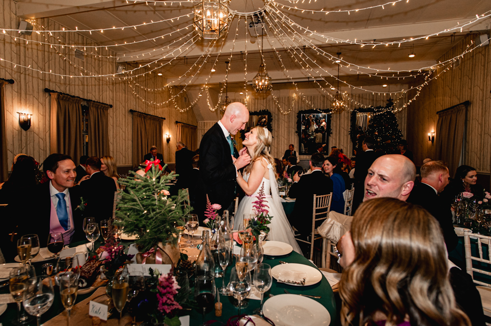 hare and hounds westonbirt christmas wedding