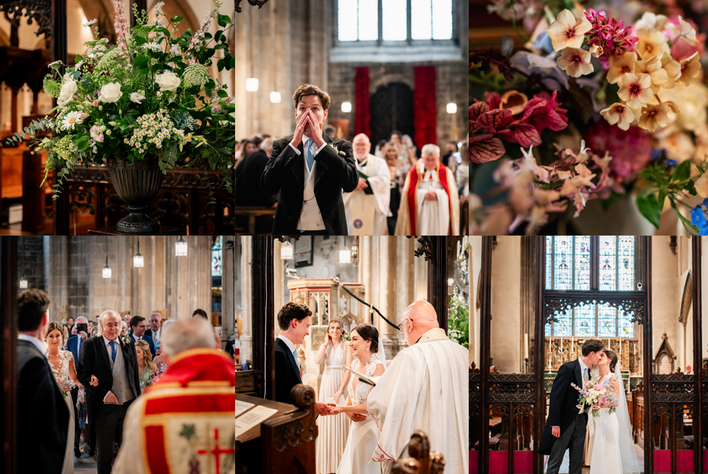 st john the baptist church cirencester wedding cotswolds