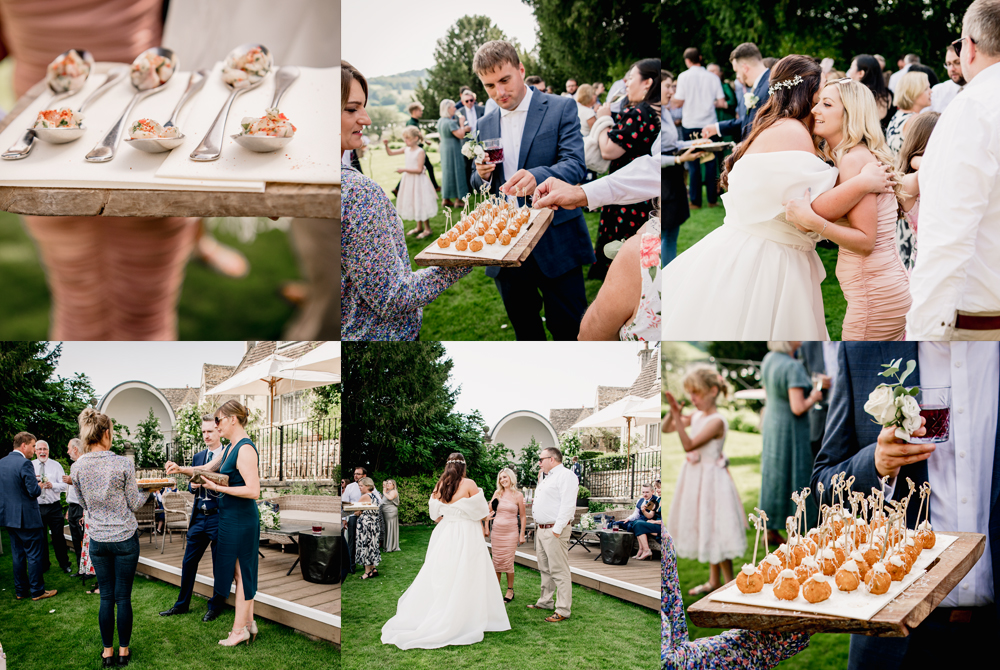 luxury wedding canapes