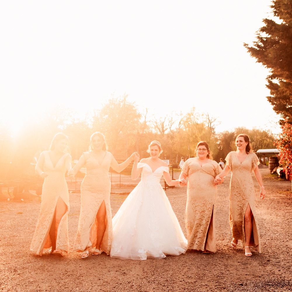 dreamy bride photo farm cotswolds wiltshire