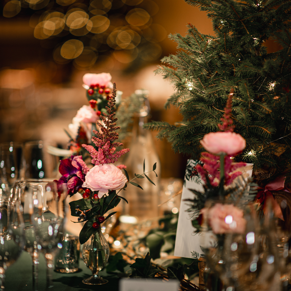 xmas wedding decor