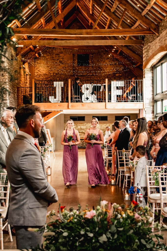 barn wedding priston mill