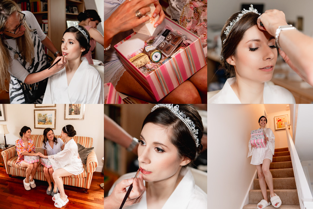 frogmill wedding cheltenham bridal prep