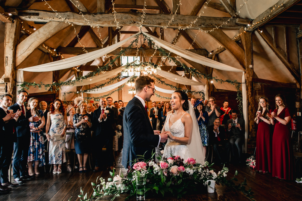 natural barn wedding cotswolds