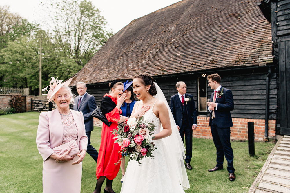wedding reception lains barn
