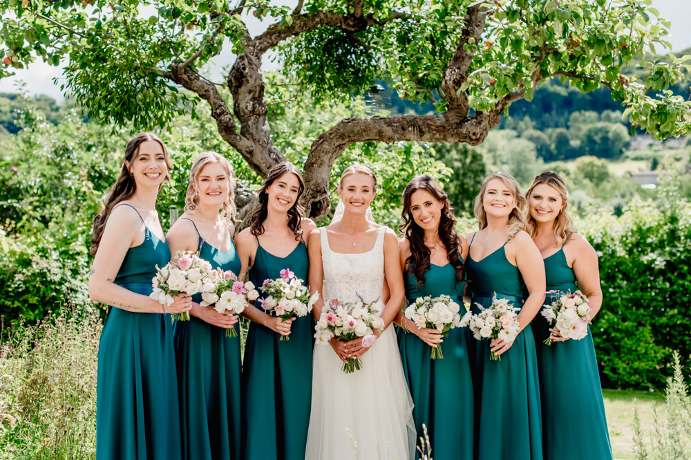 bridesmaids cotswold wedding