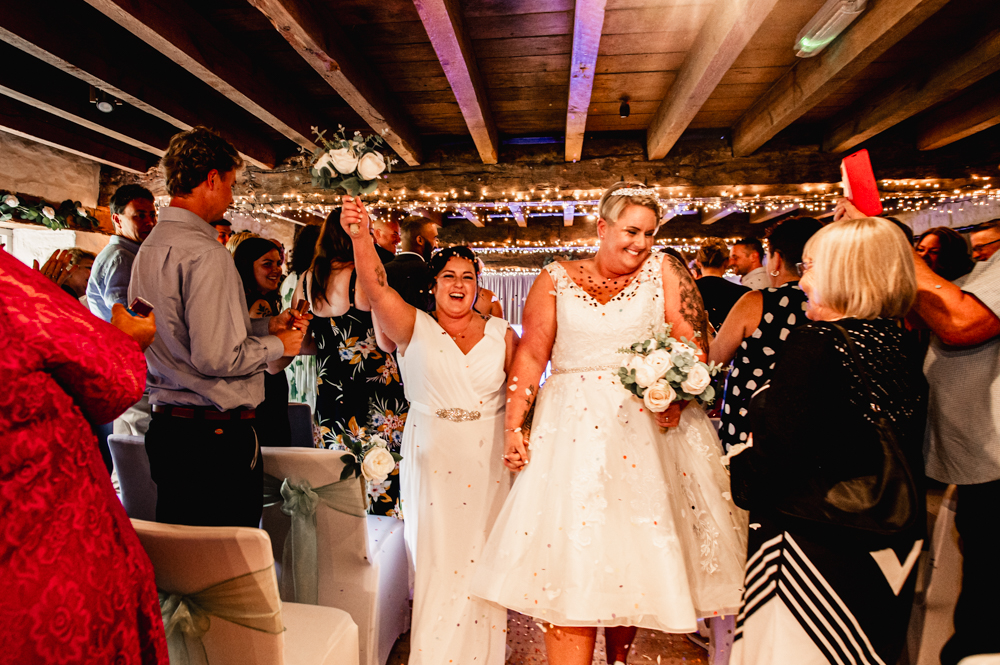 bright colourful wedding photography