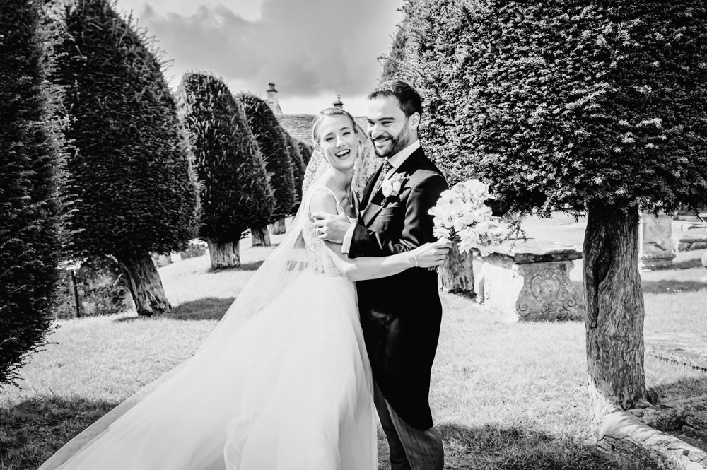 fun relaxed wedding painswick