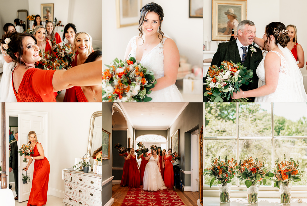 light colourful wedding photos cotswolds