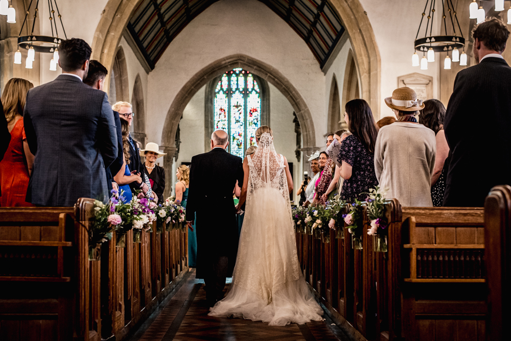 Painswick church wedding gloucestershre
