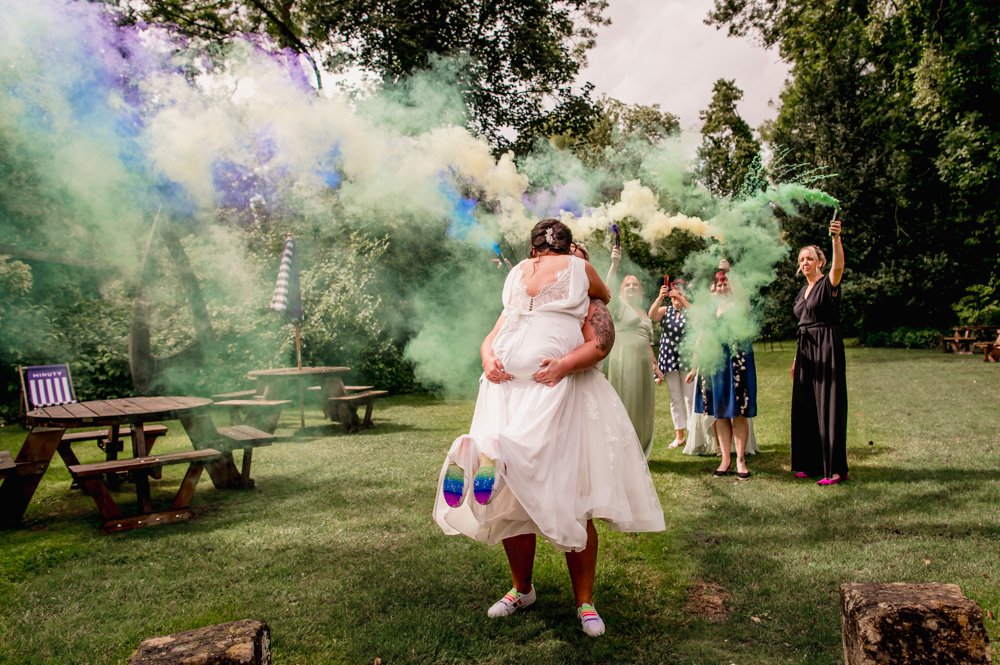 rainbow trainer soles gay pride