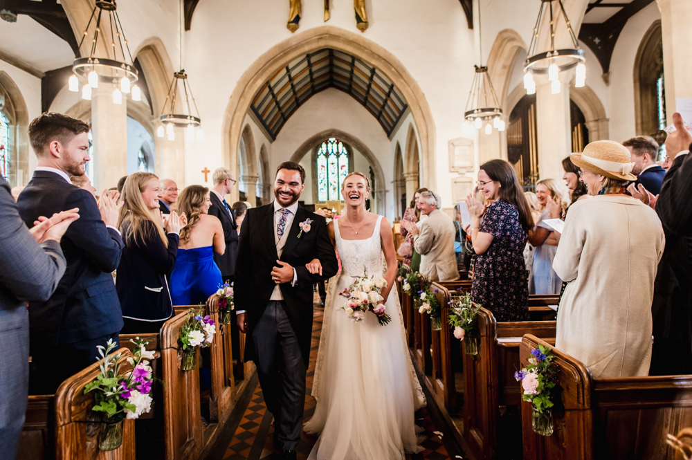 St Mary church Painswick wedding