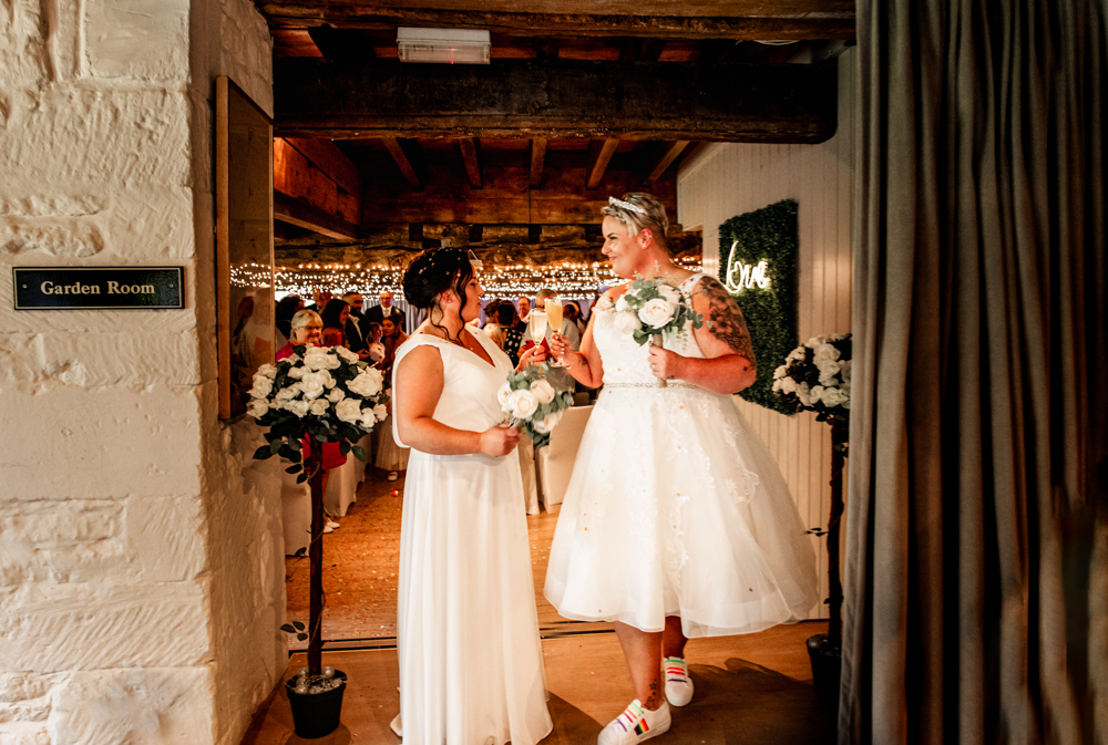 two brides gay wedding cotwolds