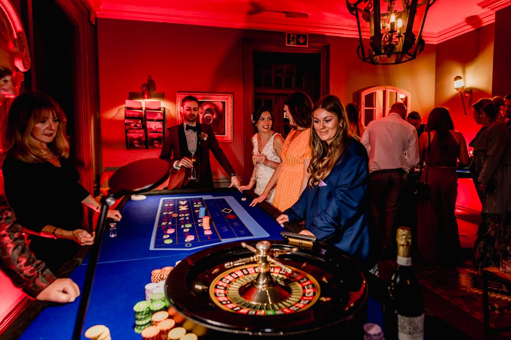 colourful wedding cotswolds