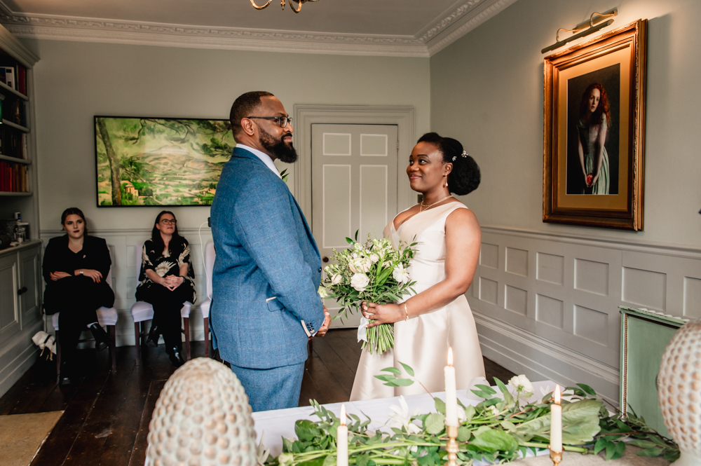 elopement wedding cotswolds burleigh court