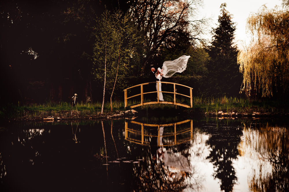 dramatic wedding cotswolds