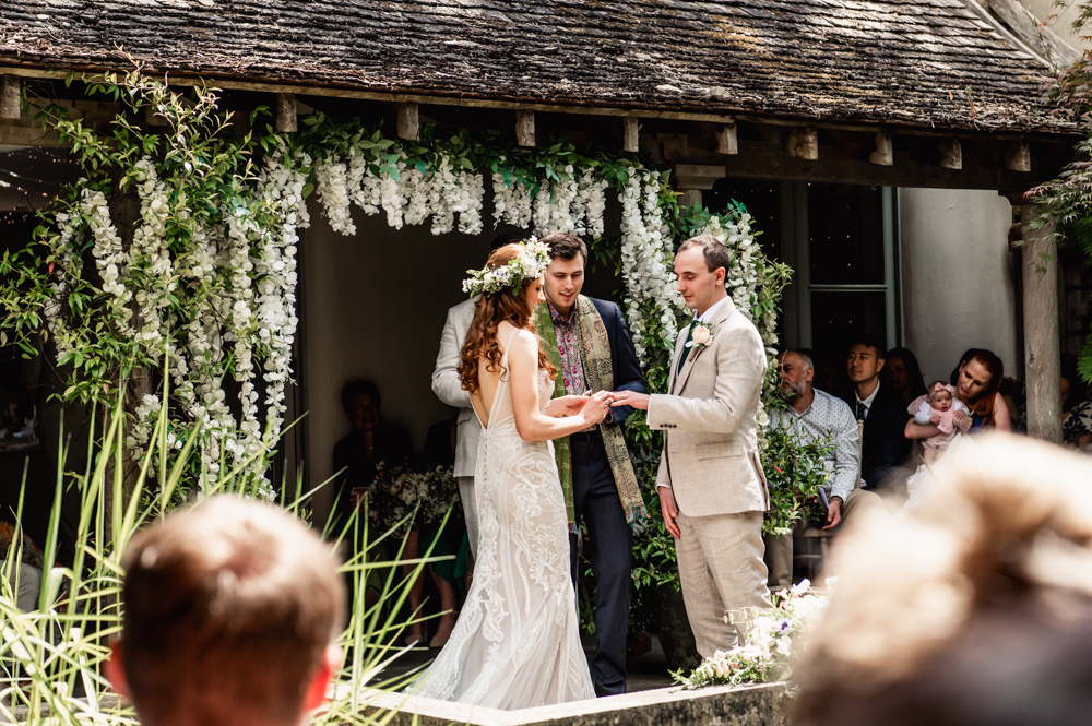 matara centre cloistered courtyard wedding ceremony