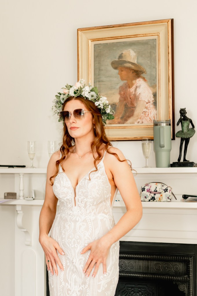sassy bride look