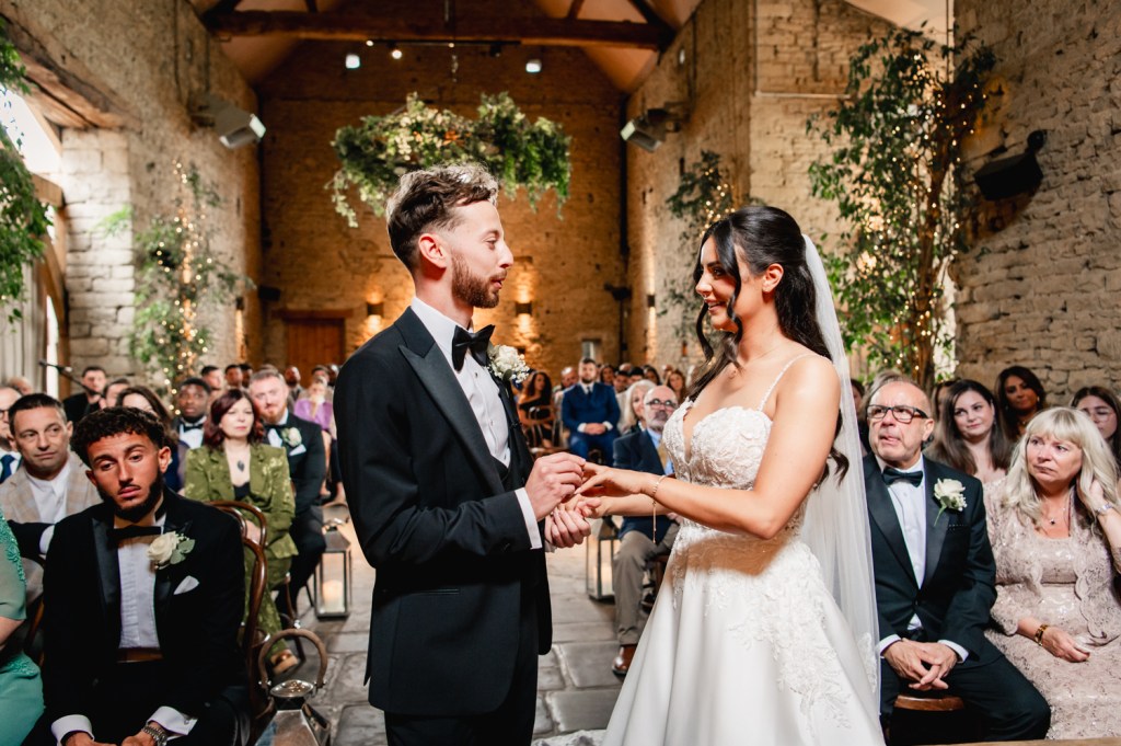 barn wedding ceremony