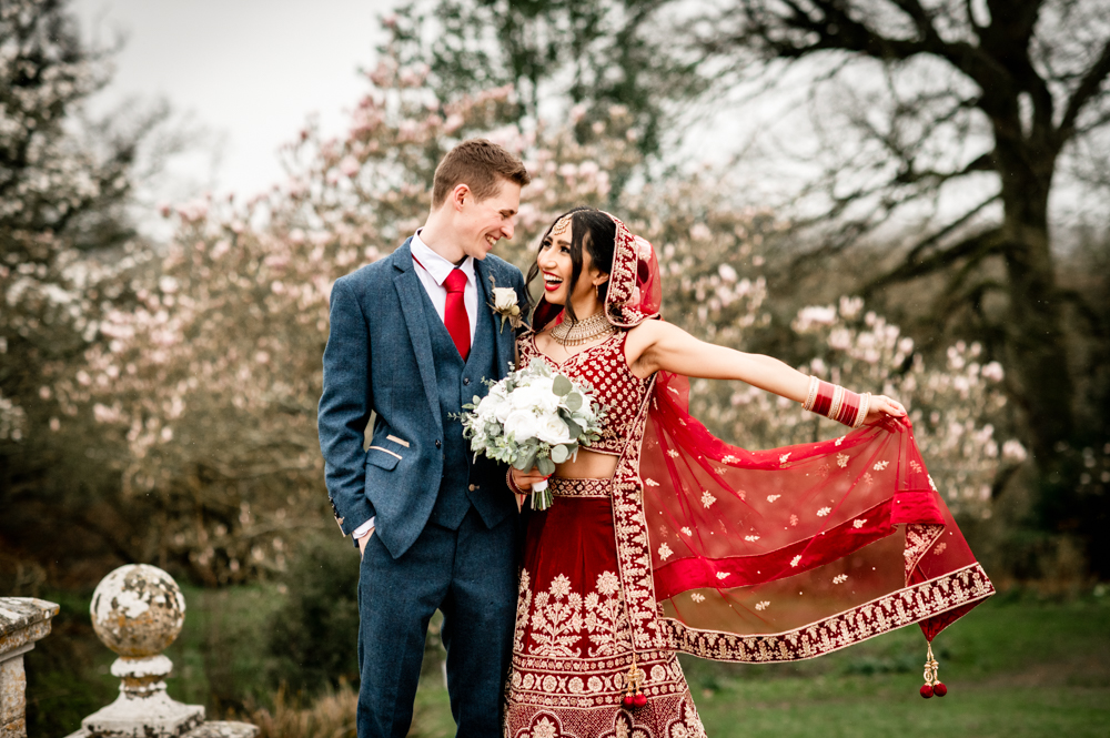 asian bride sari