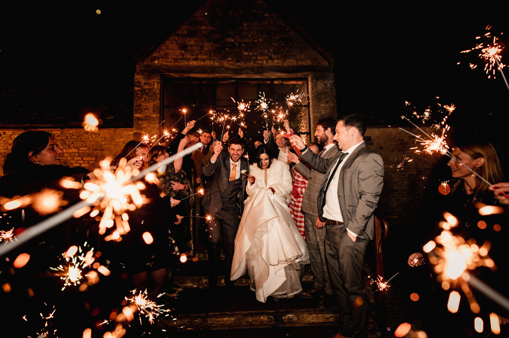 sparklers wedding