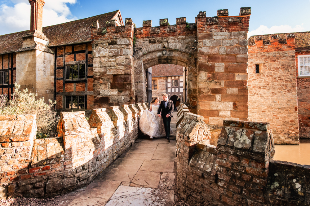 castle wedding moat